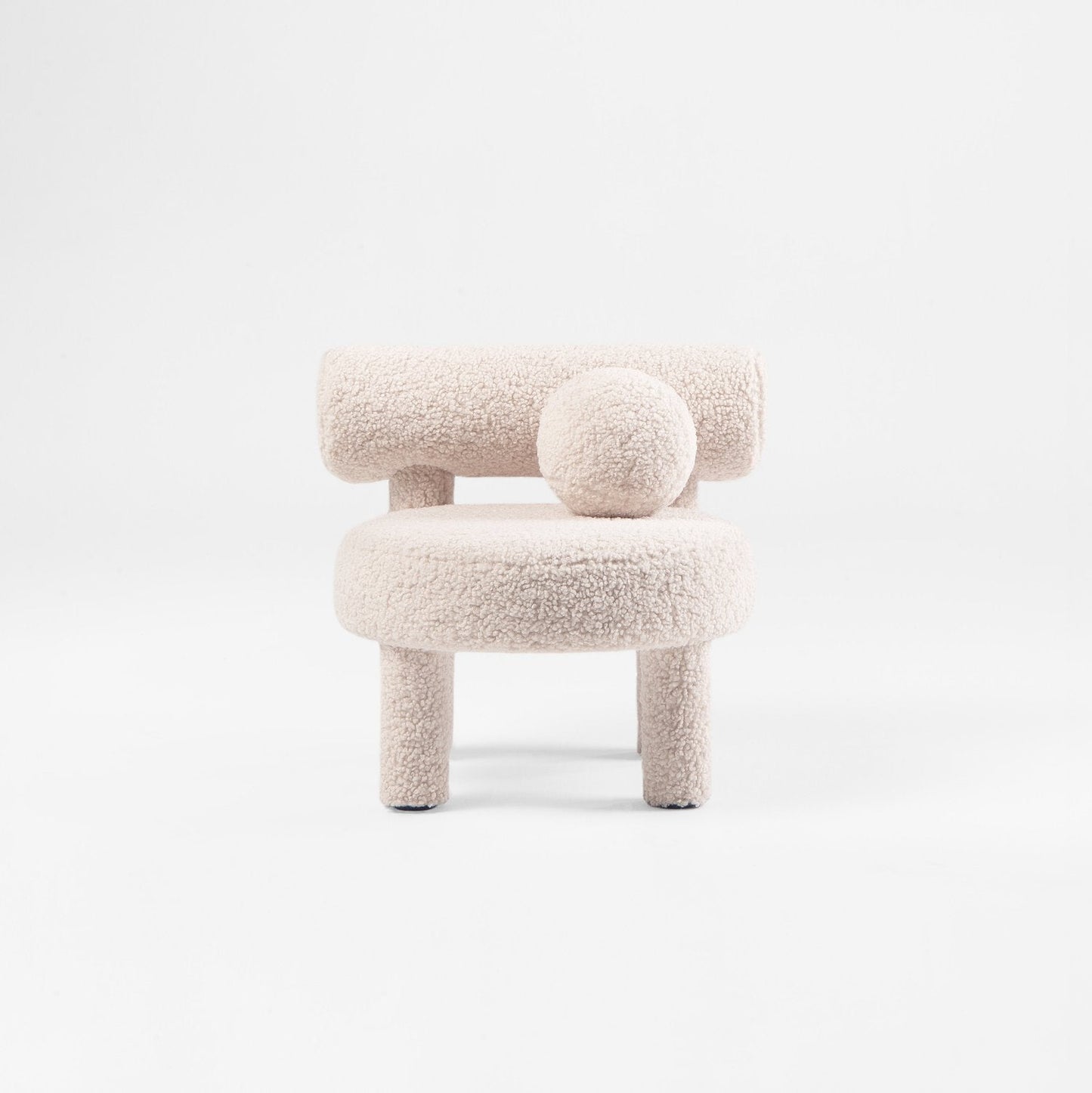 Baby Low Chair Gropius CS1 in Faux Fur - UKRAINIAN PRODUCT DESIGN