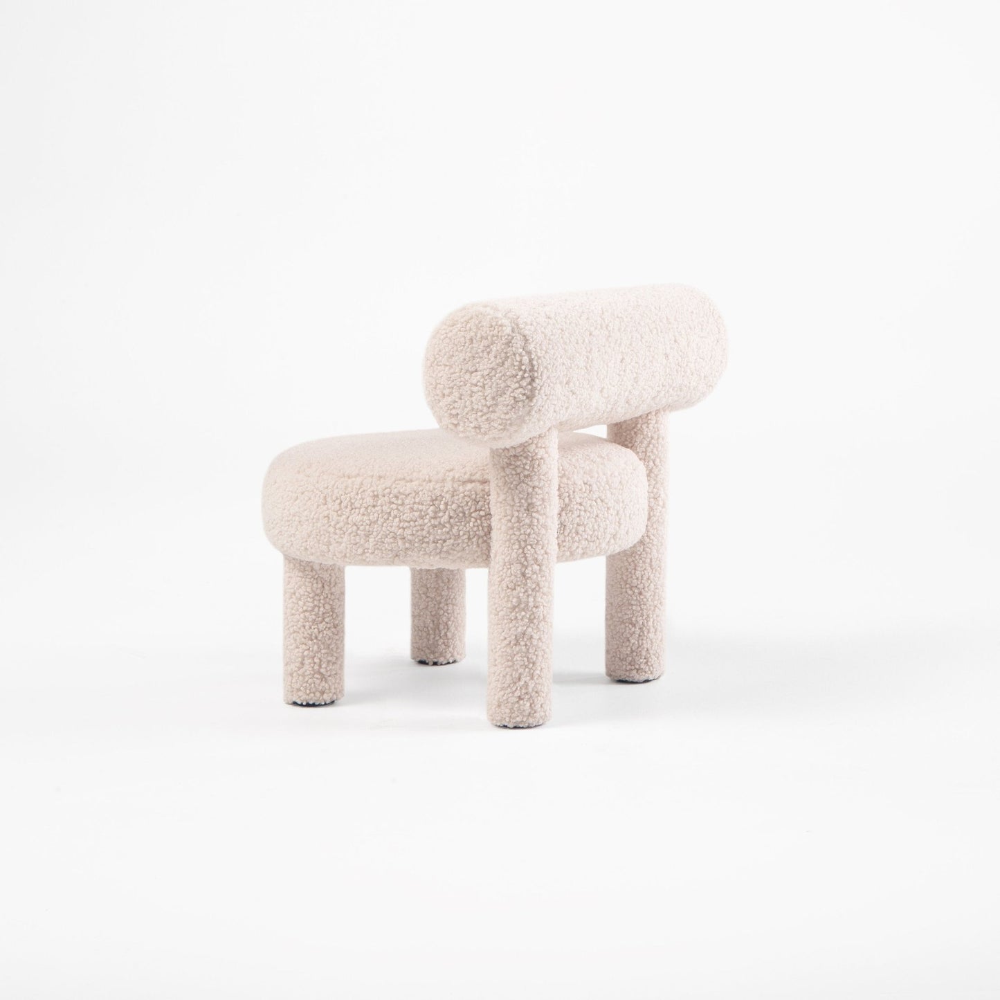 Baby Low Chair Gropius CS1 in Faux Fur - UKRAINIAN PRODUCT DESIGN