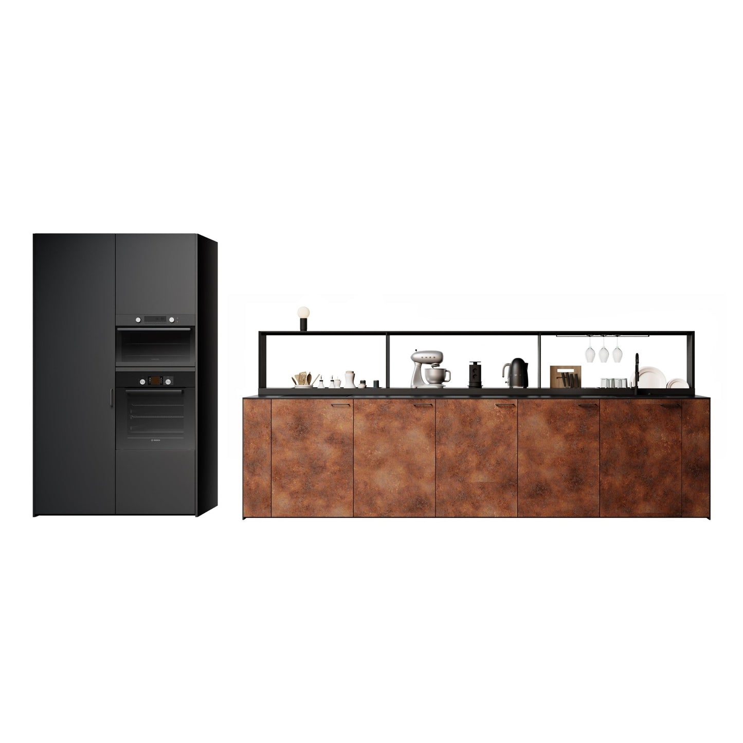 Smart kitchen RUSTY GINGHAM - UKRAINIAN PRODUCT DESIGN