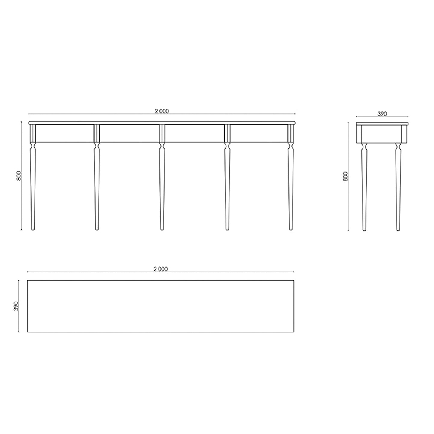 Wooden Console Essence Great - UKRAINIAN PRODUCT DESIGN