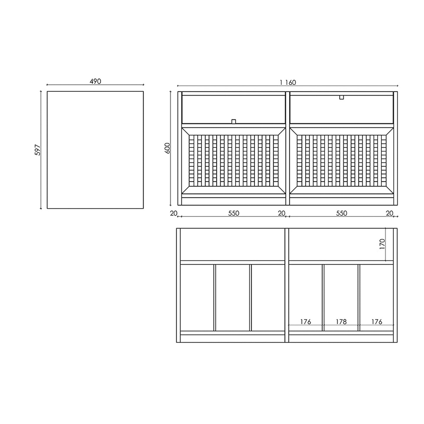 Wooden Dresser For Vinyl Touch - UKRAINIAN PRODUCT DESIGN