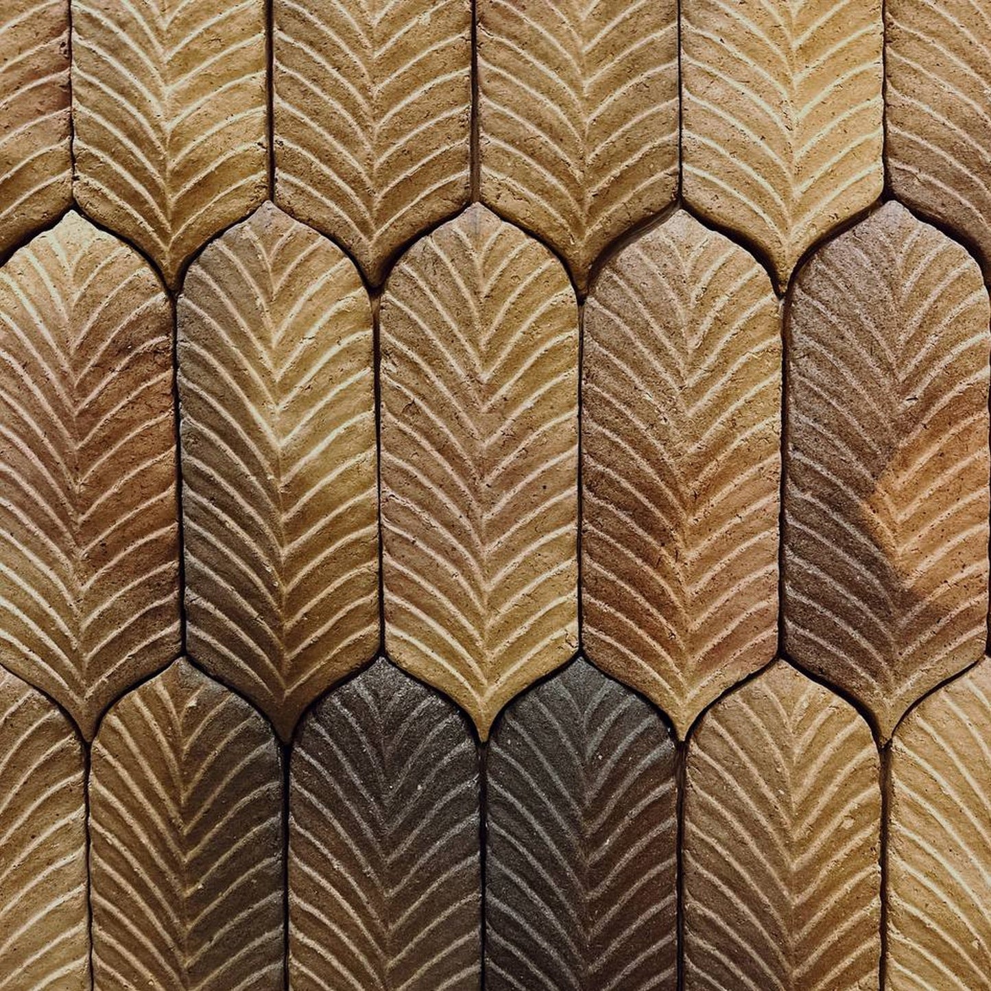 Ceramic Panel Palm Leaves - UKRAINIAN PRODUCT DESIGN