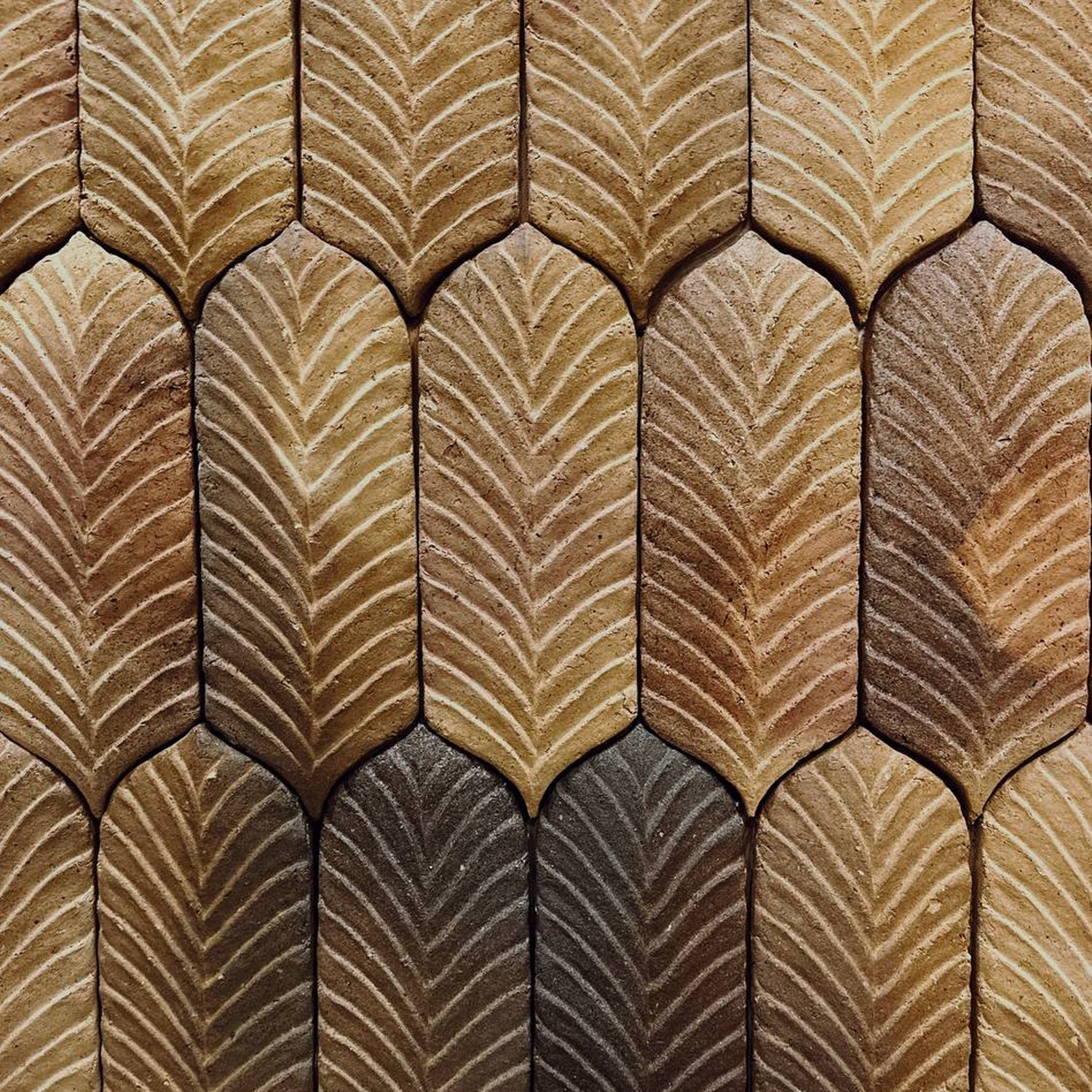 Ceramic Panel Palm Leaves - UKRAINIAN PRODUCT DESIGN