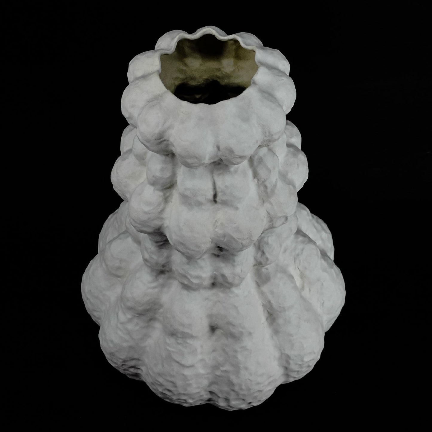 Ceramic Vase White Flora - UKRAINIAN PRODUCT DESIGN