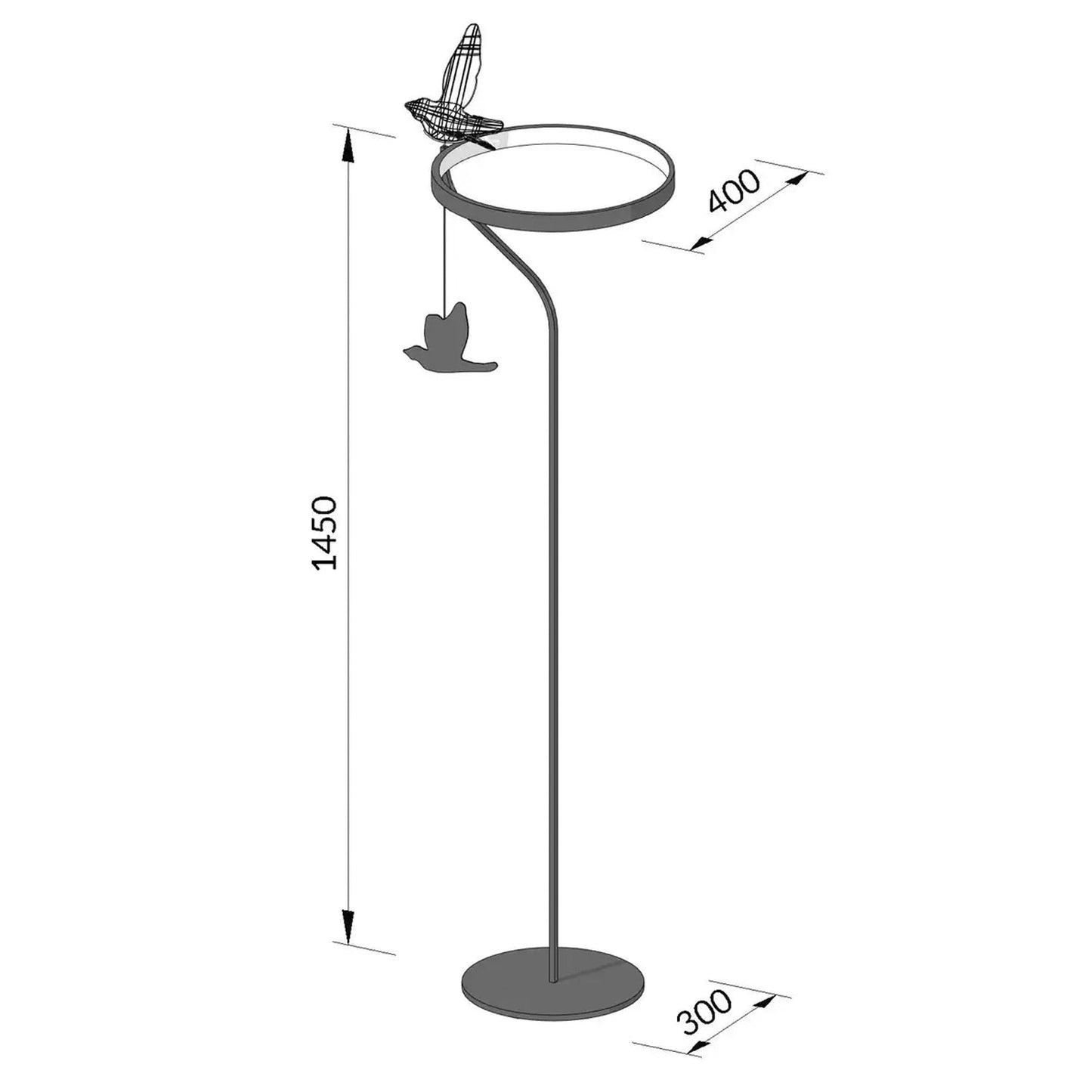 Floor Lamp Flight Shadows - UKRAINIAN PRODUCT DESIGN