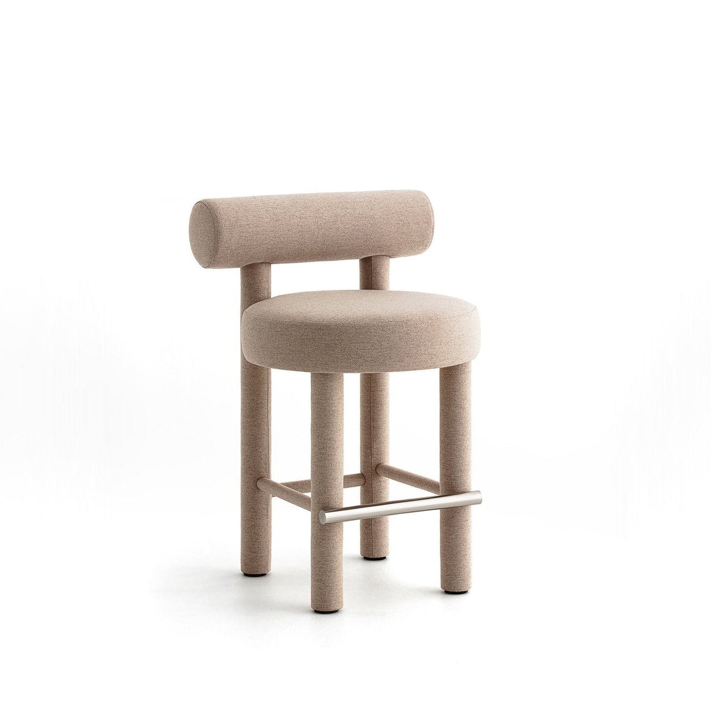 Low Bar Stool with backrest GROPIUS CS1 - UKRAINIAN PRODUCT DESIGN
