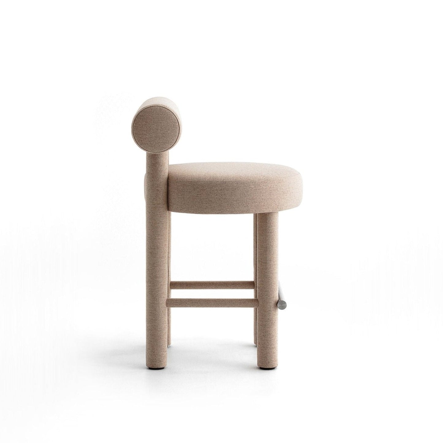 Low Bar Stool with backrest GROPIUS CS1 - UKRAINIAN PRODUCT DESIGN