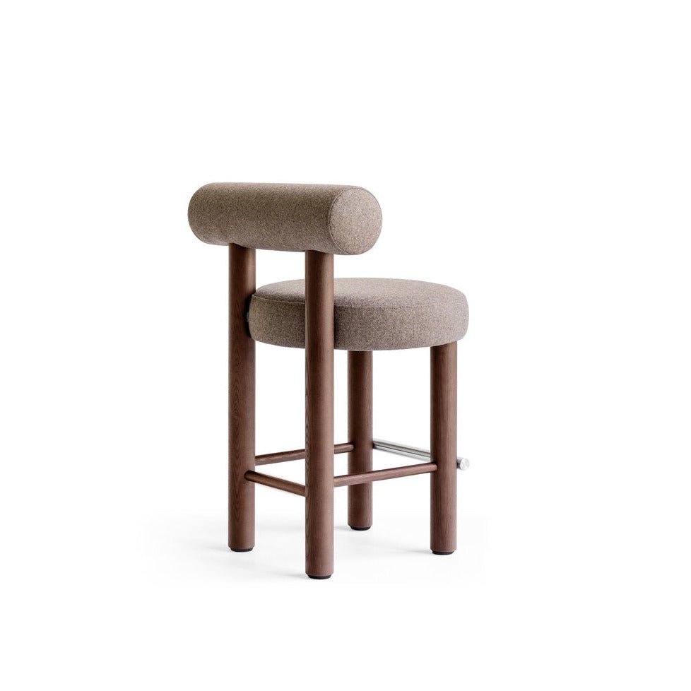 Low Bar Stool with backrest GROPIUS CS2 - UKRAINIAN PRODUCT DESIGN