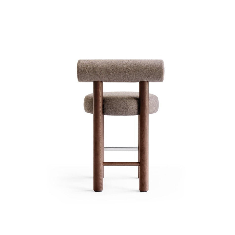Low Bar Stool with backrest GROPIUS CS2 - UKRAINIAN PRODUCT DESIGN