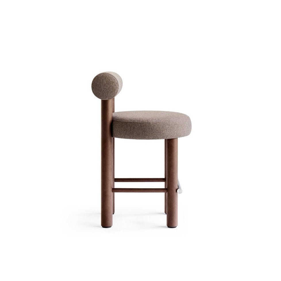 Low Bar Stool with backrest GROPIUS CS2 - UKRAINIAN PRODUCT DESIGN