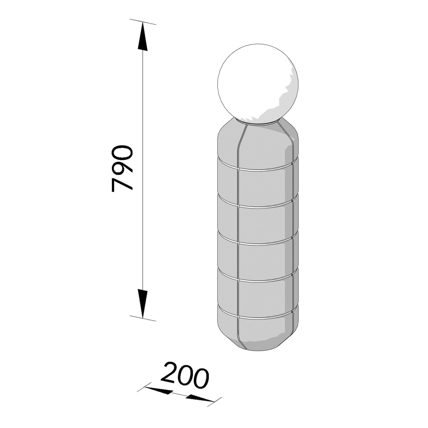 Medium Floor Lamp Navazi - UKRAINIAN PRODUCT DESIGN