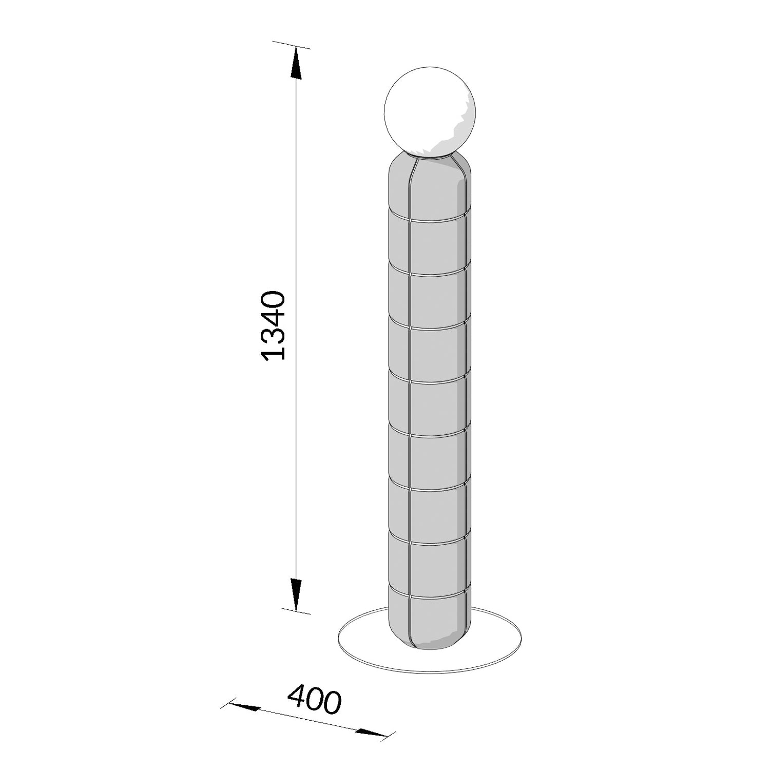 Navazi Large Floor Lamp - UKRAINIAN PRODUCT DESIGN