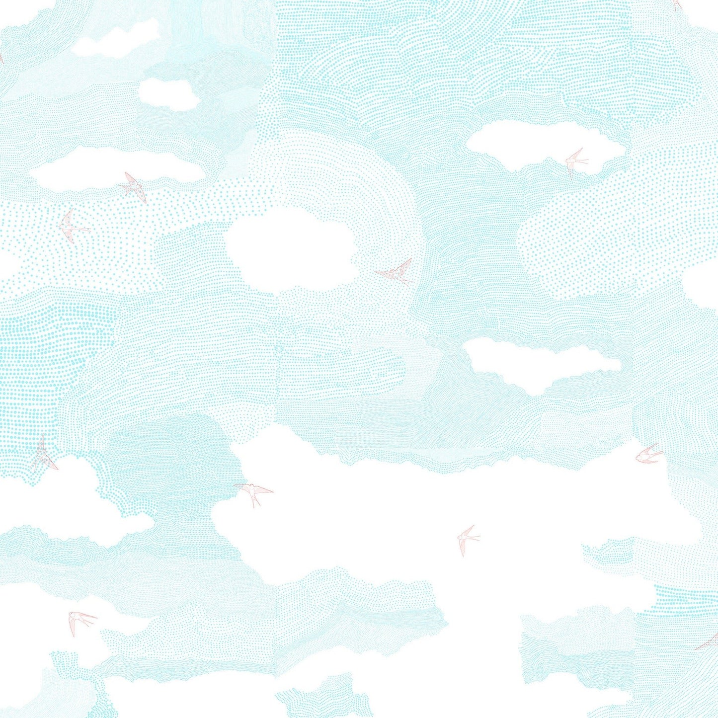 RGB wallpapers SWALOWS AND CLOUDS - UKRAINIAN PRODUCT DESIGN