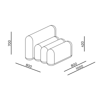 PUFFA M4 Armchair