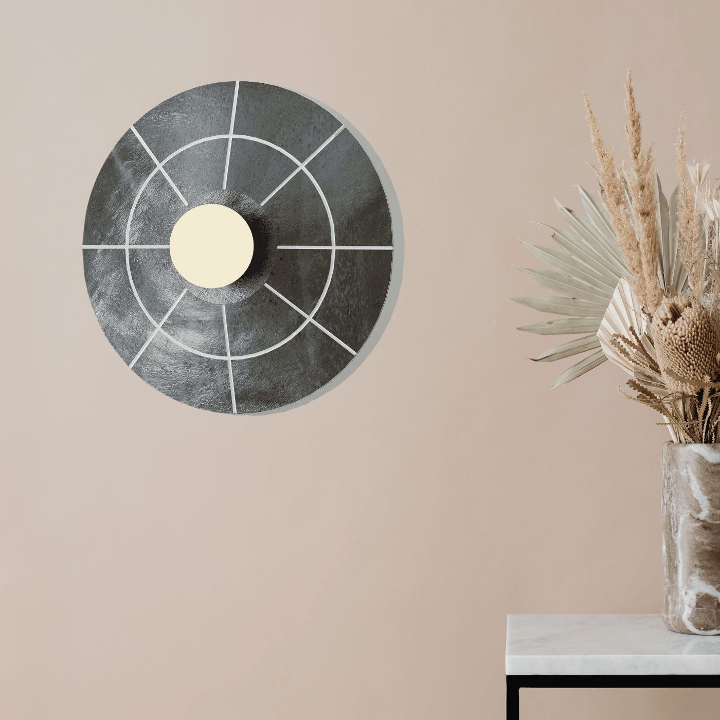 Large Circular Wall Lamp NAVAZI - UKRAINIAN PRODUCT DESIGN