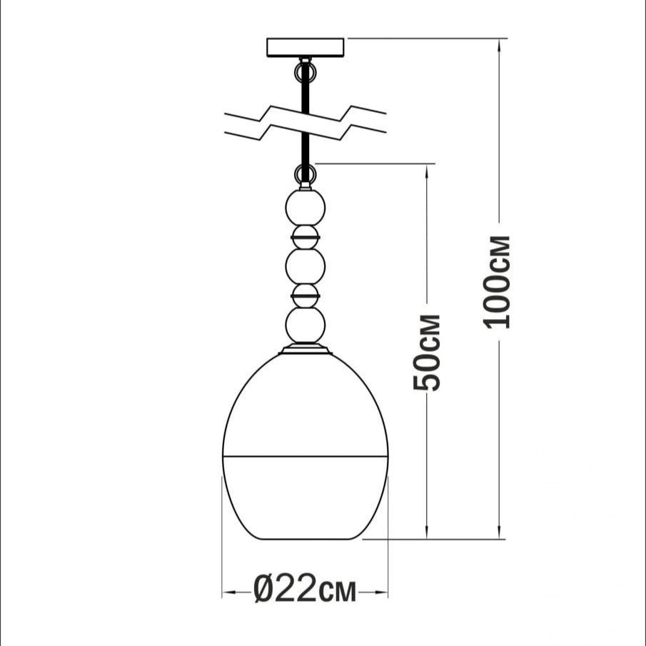 Pendant Lamp COLORGLASS BALLS - UKRAINIAN PRODUCT DESIGN