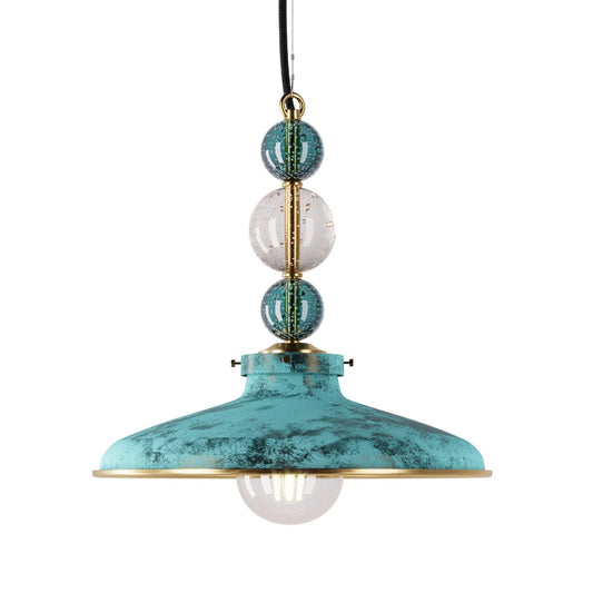 Pendant Lamp KVKZ Green brass - UKRAINIAN PRODUCT DESIGN