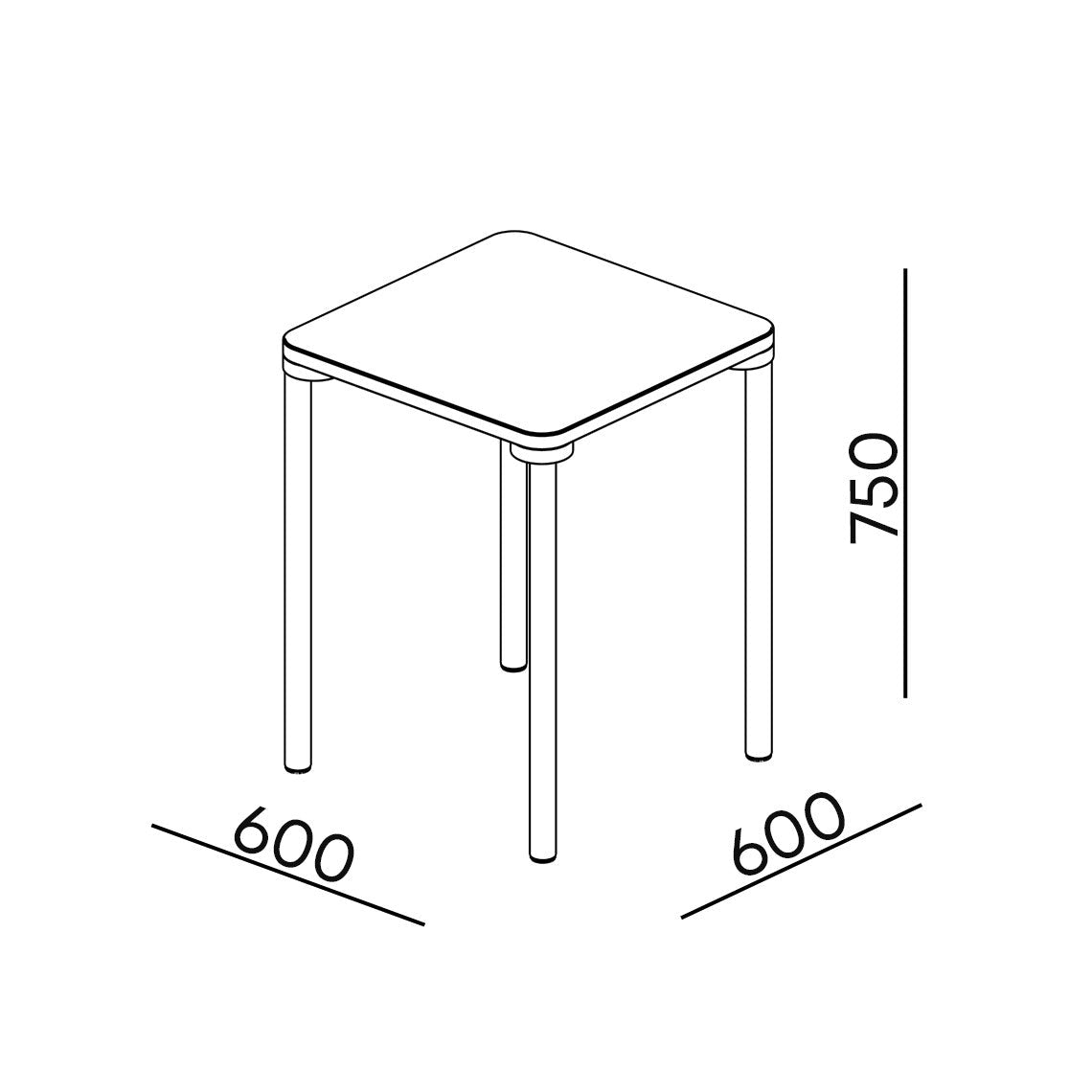 PIP Square Table - UKRAINIAN PRODUCT DESIGN