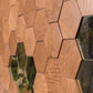 Wall Panel Mosaic Honey Mirror - UKRAINIAN PRODUCT DESIGN