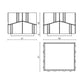 Bedside table Oblique - UKRAINIAN PRODUCT DESIGN