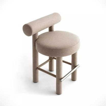Low Bar Stool with backrest GROPIUS CS1 - UKRAINIAN PRODUCT DESIGN
