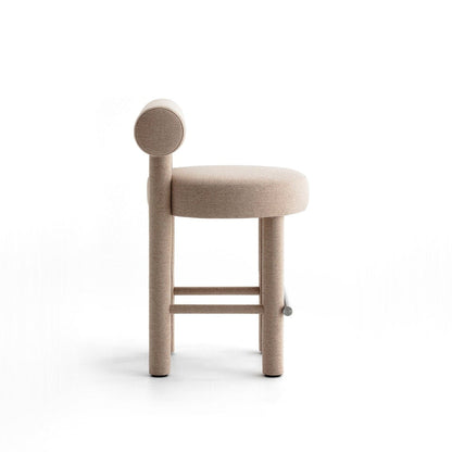 Low Bar Stool with backrest GROPIUS CS1 - UKRAINIAN PRODUCT DESIGN