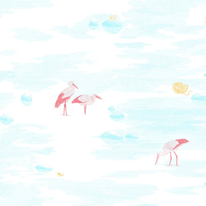 RGB wallpapers RIVER AND STORKS - UKRAINIAN PRODUCT DESIGN