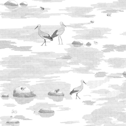 RGB wallpapers RIVER AND STORKS - UKRAINIAN PRODUCT DESIGN