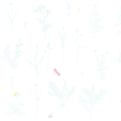RGB wallpapers WILDFLOWERS AND BUMBLEBEES - UKRAINIAN PRODUCT DESIGN