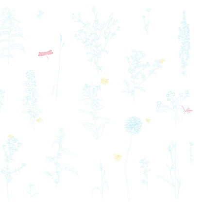 RGB wallpapers WILDFLOWERS AND BUMBLEBEES - UKRAINIAN PRODUCT DESIGN
