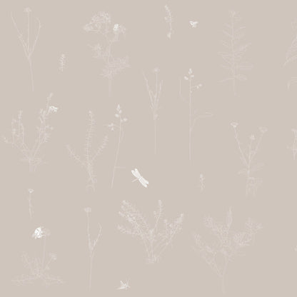 RGB wallpapers WILDFLOWERS AND BUMBLEBEES - UKRAINIAN PRODUCT DESIGN