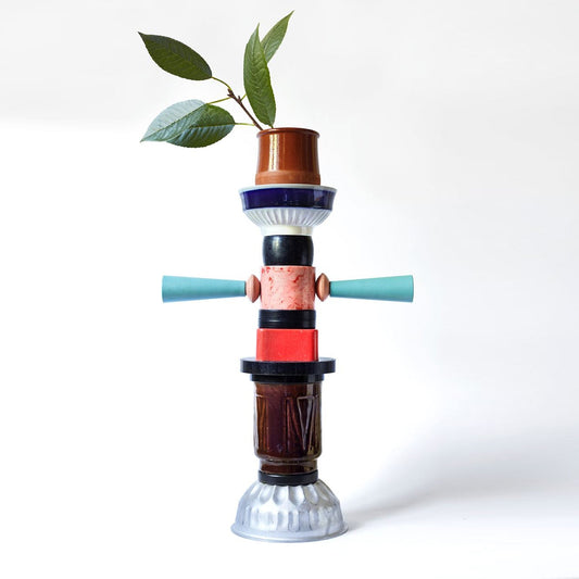 Upcycled sculpture 4 SUPREMATIC OBJECTS - UKRAINIAN PRODUCT DESIGN