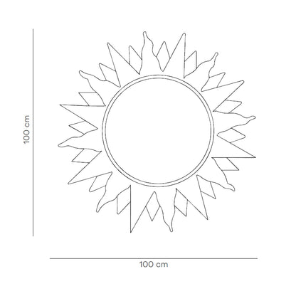 Wall Mirror SUN - UKRAINIAN PRODUCT DESIGN