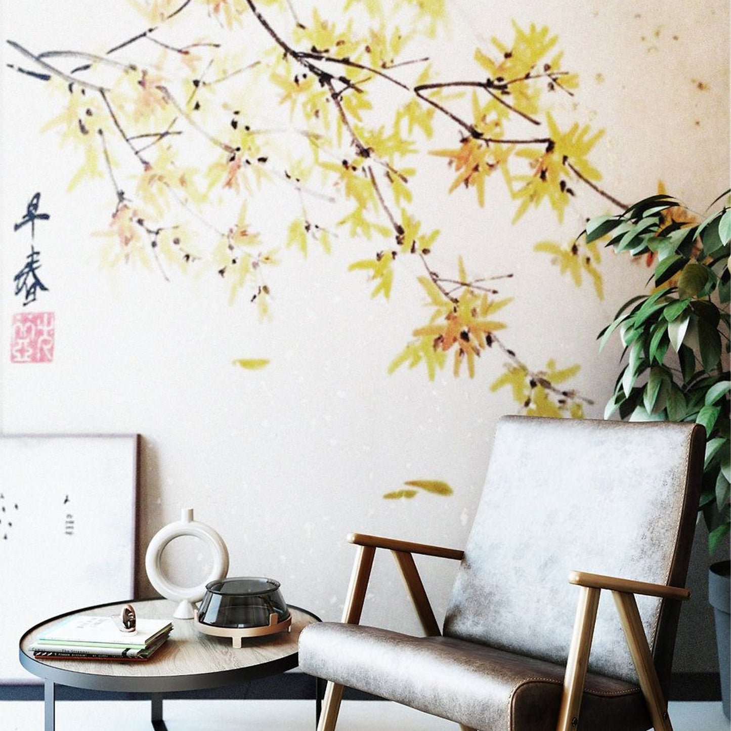 Wallpapers Chinese art by Yuliya Nadolnaya - UKRAINIAN PRODUCT DESIGN